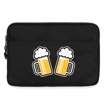 2 chopes de bière Santé ! Santé ! (Chopes de bière 3C) - Sacoche pour ordinateur portable 13 pouces - noir - Devant