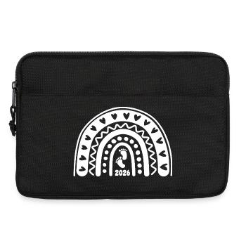 Wenn aus Liebe Leben wird - Baby 2026 - Laptoptasche 13" - Schwarz - Vorne