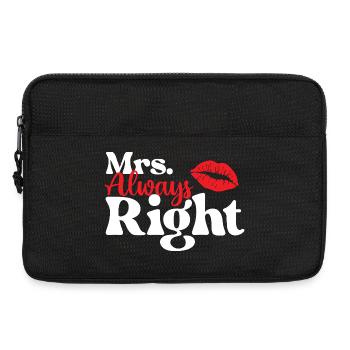 Mme Toujours Bonne Couple Drôle de Valentine Assorti - Sacoche pour ordinateur portable 13 pouces - noir - Devant