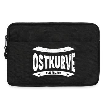 Berlin Stadion Ostkurve, Tasse,  Tasche, Socken - Laptoptasche 13" - Schwarz - Vorne