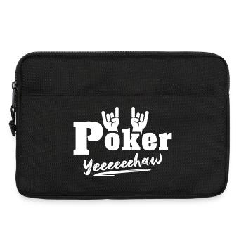 Poker Pokern - Sacoche pour ordinateur portable 13 pouces - noir - Devant