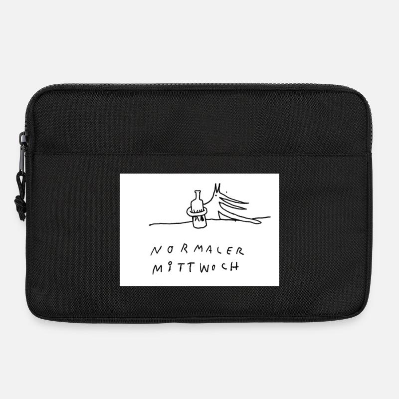 normaler_Mittwoch - Laptop bag 13" - black