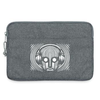 Discjockey  - Laptoptasche 13" - Grau meliert - Vorne