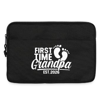 Opa 2026 - Stolzer Opa - Geschenkidee - Laptoptasche 13" - Schwarz - Vorne