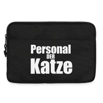 Personal-der-katze - Laptoptasche 13" - Schwarz - Vorne