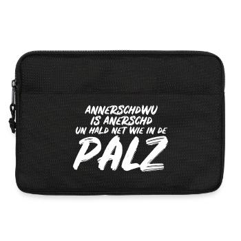 Annerschdwu is annerschd – Pfalz & Pfälzer Dialekt - Laptoptasche 13" - Schwarz - Vorne