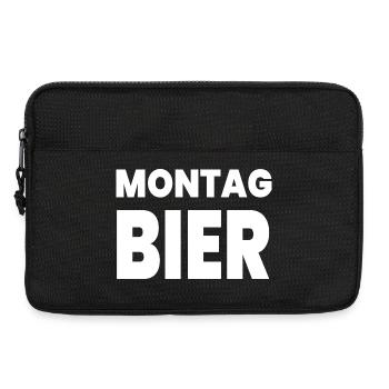 Bier - Laptoptasche 13" - Schwarz - Vorne