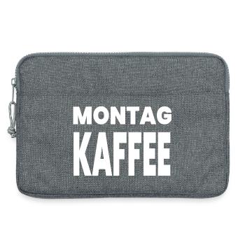 Kaffee - Laptoptasche 13" - Grau meliert - Vorne