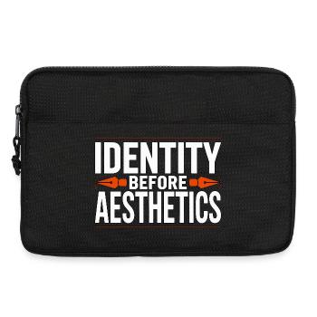 Logo Designer Identity Before Branding Specialist - Laptoptasche 13" - Schwarz - Vorne