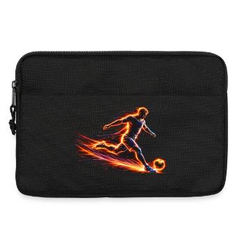 Football Player Energy Sport Design - Sacoche pour ordinateur portable 13 pouces - noir - Devant