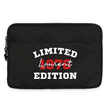 Limitierte Ausgabe 1976 Laurent Vintage - Laptoptasche 13" - Schwarz - Vorne