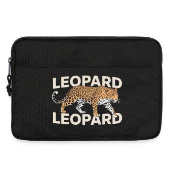 Leopard Leopard Raubkatze Afrika Safari Wildkatze - Laptoptasche 13" - Schwarz - Vorne