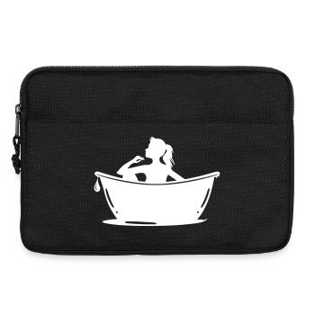 Bathtub Care - Laptop bag 13" - black - Front