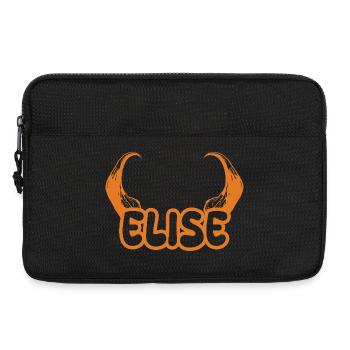 Elise - Sacoche pour ordinateur portable 13 pouces - noir - Devant