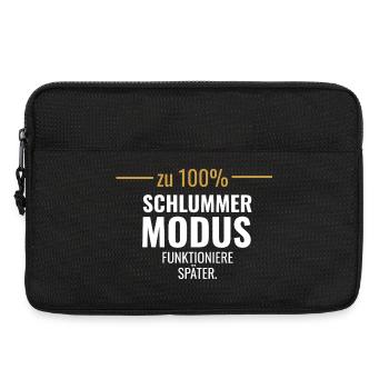 Schlummermodus – Funktioniere später - Laptoptasche 13" - Schwarz - Vorne