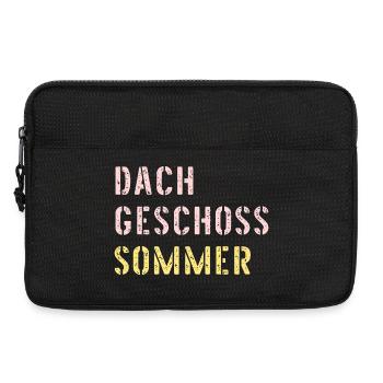 Dachgeschoss Sommer Hitze - Laptoptasche 13" - Schwarz - Vorne
