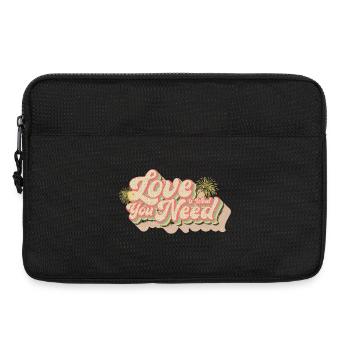 Love You Need Vintage Rainbow - Laptop bag 13" - black - Front