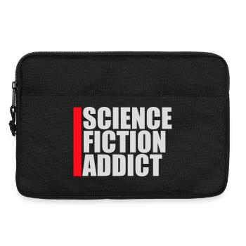 Science Fiction Addict Sci Fi Liebhaber Zitat Text - Laptoptasche 13" - Schwarz - Vorne
