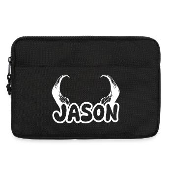 Gift for Jason - Laptop bag 13" - black - Front