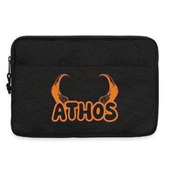 Athos als Teufel - Laptoptasche 13" - Schwarz - Vorne