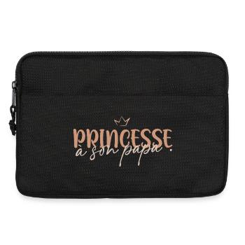 Princess to her daddy - Laptop bag 13" - black - Front