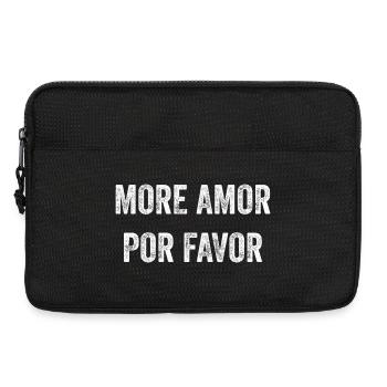 More Amor Por Favor - Laptoptasche 13" - Schwarz - Vorne