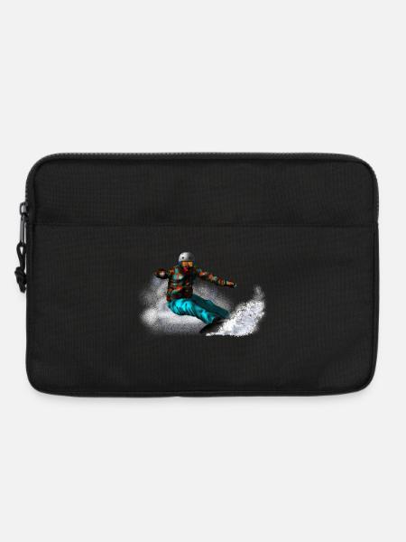 Snowboarding - Laptoptasche 13" - Schwarz
