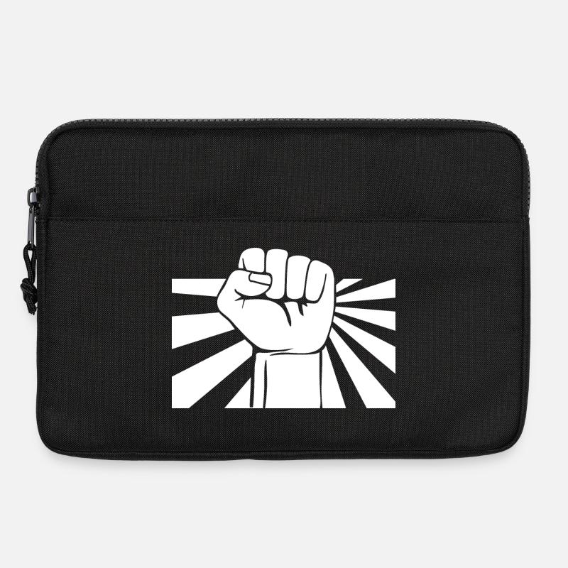 faust widerstand resist aufstand kampf-sport - Laptoptasche 13" - Schwarz