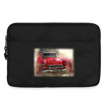 Ancienne voiture de rêve américaine nostalgique - Sacoche pour ordinateur portable 13 pouces - noir - Devant
