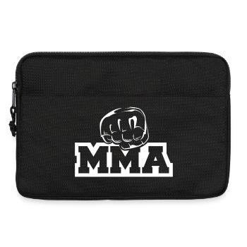 mma Faust Symbol Logo icon Kampfsport Illustration - Laptoptasche 13" - Schwarz - Vorne