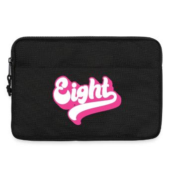 Eight 8th Birthday For Girls 8 Years Old - Laptop bag 13" - black - Front