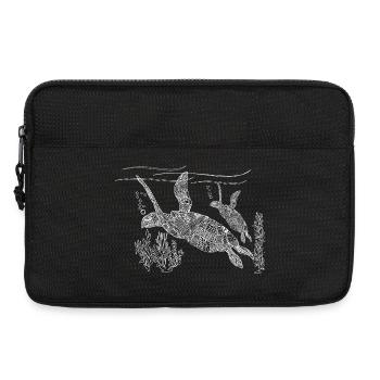 Water turtle - Laptop bag 13" - black - Front