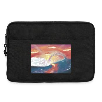 Crépuscule Marin Fantastique - Sacoche pour ordinateur portable 13 pouces - noir - Devant