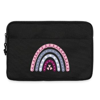 Boho Regenbogen - Laptoptasche 13" - Schwarz - Vorne