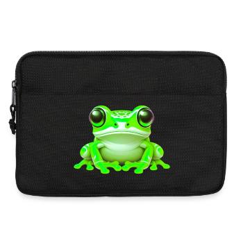 Grenouille - Sacoche pour ordinateur portable 13 pouces - noir - Devant