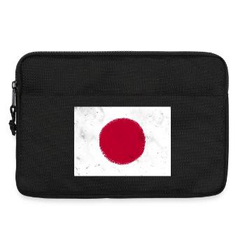 Flagge von Japan - Laptoptasche 13" - Schwarz - Vorne