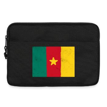 Flag of Cameroon - Laptop bag 13" - black - Front