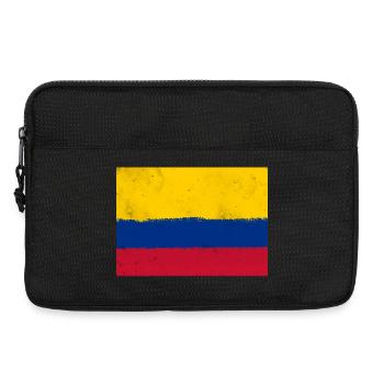Drapeau de la Colombie - Sacoche pour ordinateur portable 13 pouces - noir - Devant