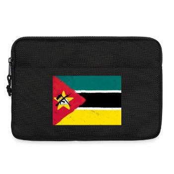 Flag of Mozambique - Laptop bag 13" - black - Front