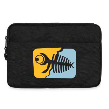 Fisch Fossil - Laptoptasche 13" - Schwarz - Vorne