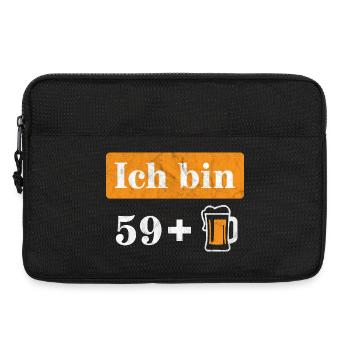 I'm 59 plus beer 60th birthday - Laptop bag 13" - black - Front