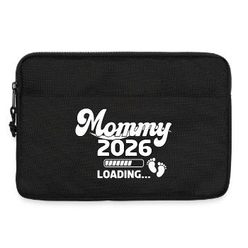 Mommy 2026 Chargement Design - Sacoche pour ordinateur portable 13 pouces - noir - Devant