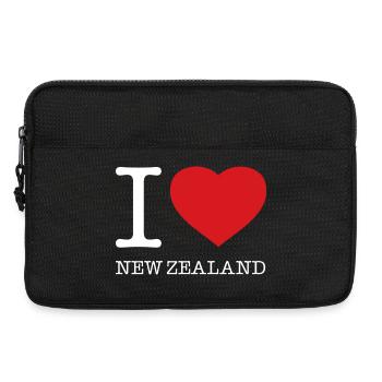 J’adore la Nouvelle-Zélande - Sacoche pour ordinateur portable 13 pouces - noir - Devant