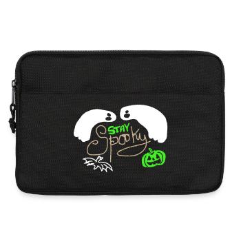 Restez effrayant - Sacoche pour ordinateur portable 13 pouces - noir - Devant