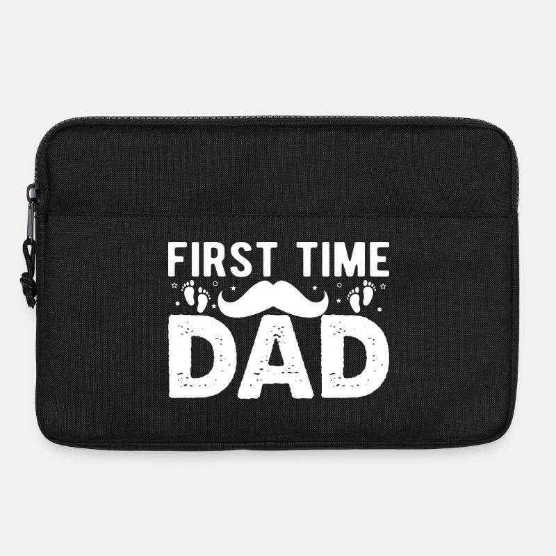 Werdender Papa Werdender Vater - Laptoptasche 13" - Schwarz