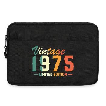 1975 Vintage Retro Birthday Gift - Laptop bag 13" - black - Front
