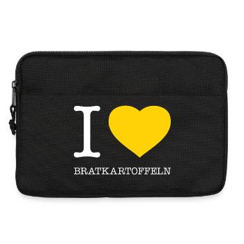 I love fried potatoes - Laptop bag 13" - black - Front