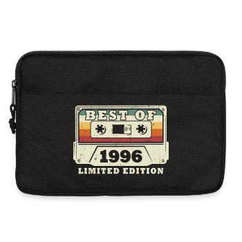 Vintage 1996 Vintage Born Retro Birthday - Laptop bag 13" - black - Front