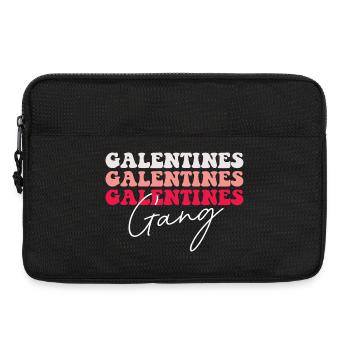 Galentines Galentines Gang Matching Gals Love Vibe - Laptop bag 13" - black - Front