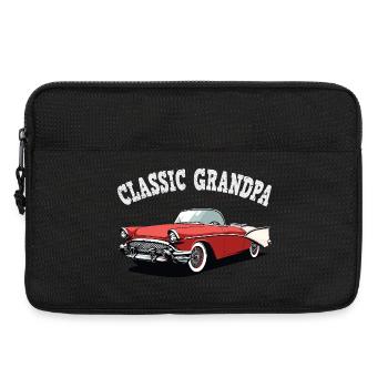 Classic Grandpa - Laptop bag 13" - black - Front